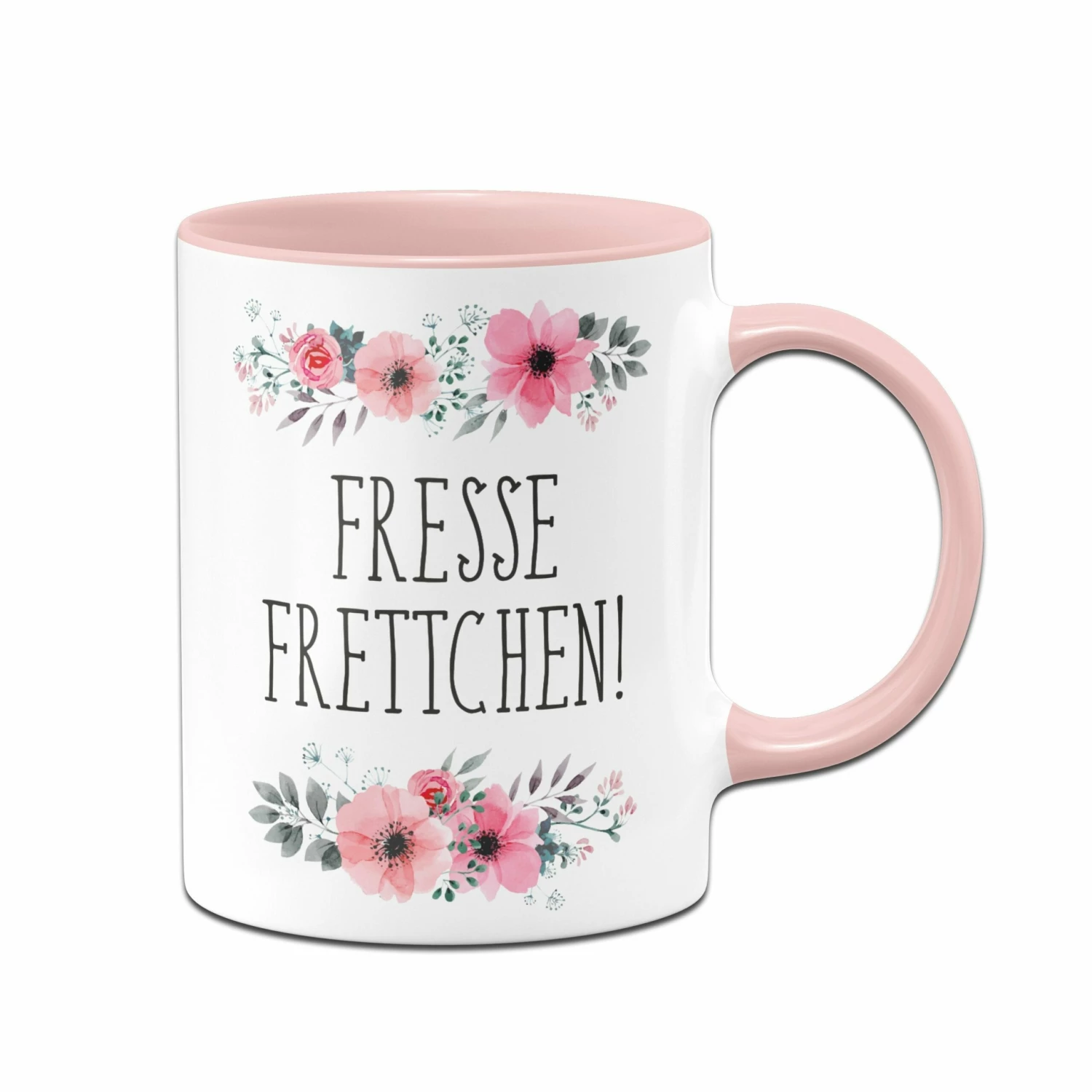 Tasse - Fresse Frettchen! - Blumig 1 Tasse - Fresse Frettchen! - Blumig