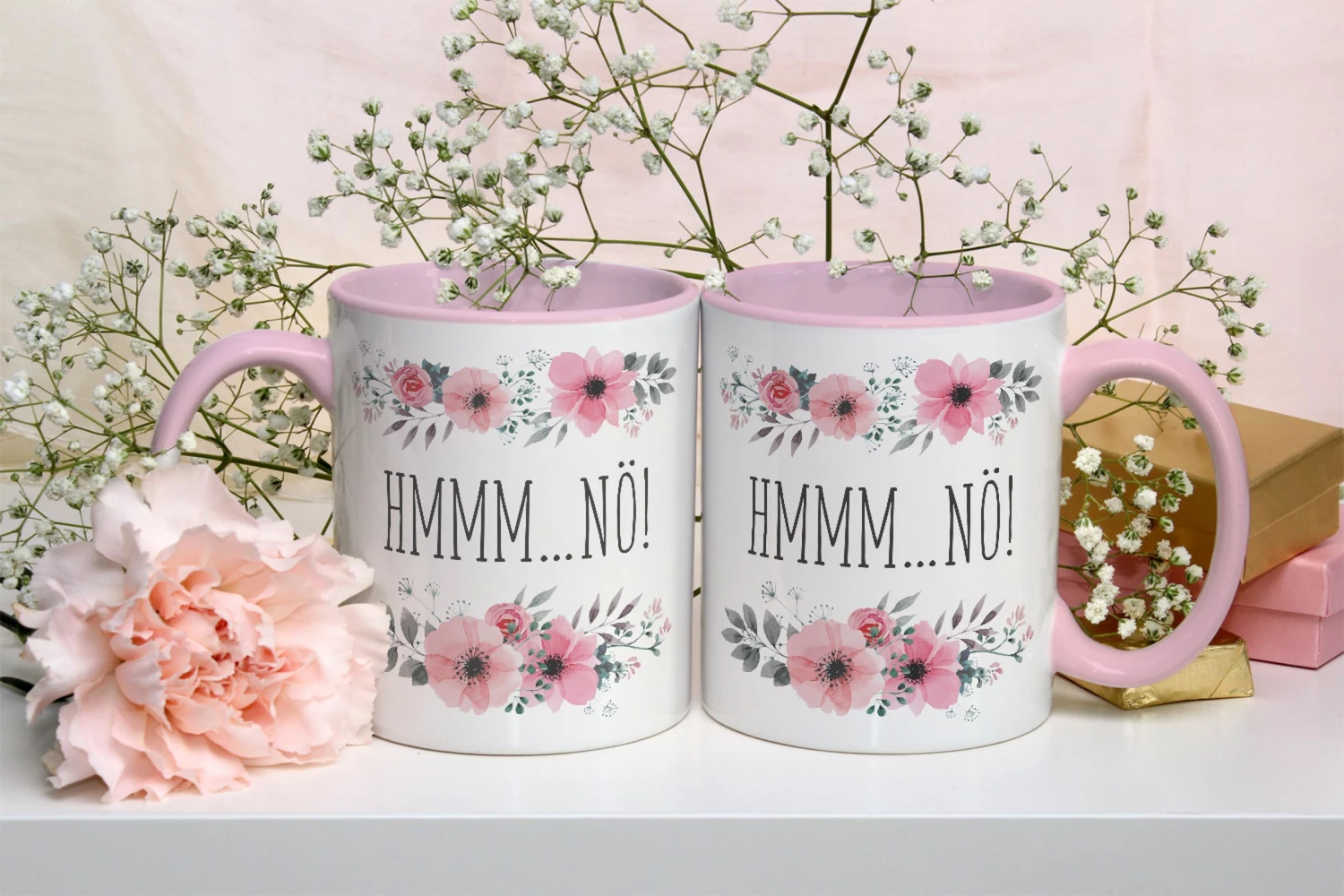 Tasse - Hmmm Nö - Blumig 5 Tasse - Hmmm Nö - Blumig – Bild 5