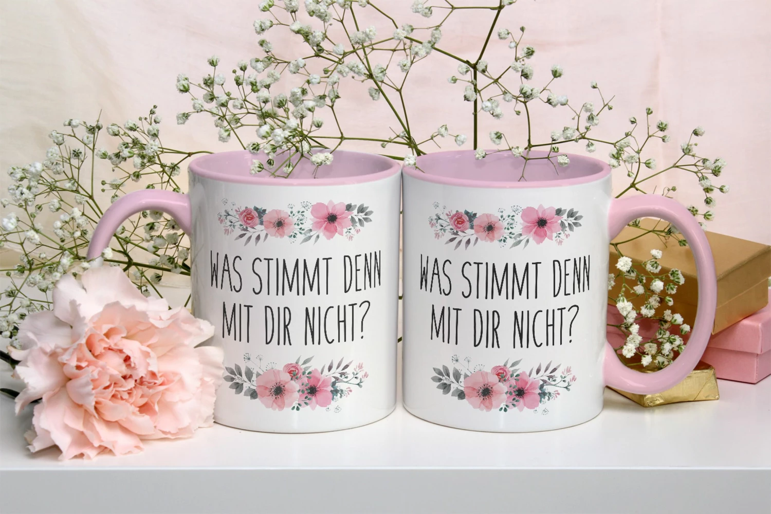 Tasse - Was Stimmt Denn Mit Dir Nicht? - Blumig 5 Tasse - Was Stimmt Denn Mit Dir Nicht? - Blumig – Bild 5