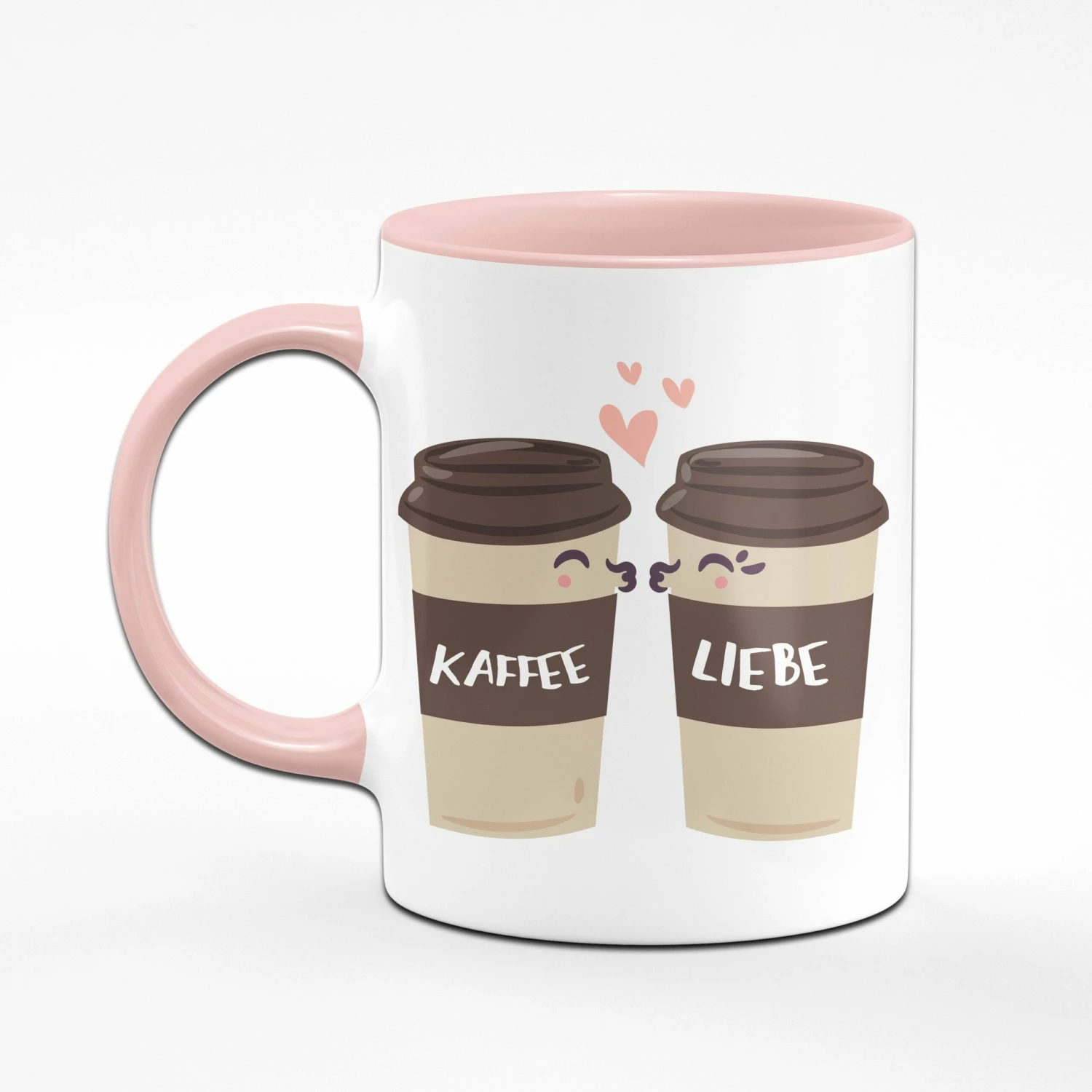 Tasse - Kaffee Liebe Mit Küssenden Kaffeebechern 2 Tasse - Kaffee Liebe Mit Küssenden Kaffeebechern – Bild 2