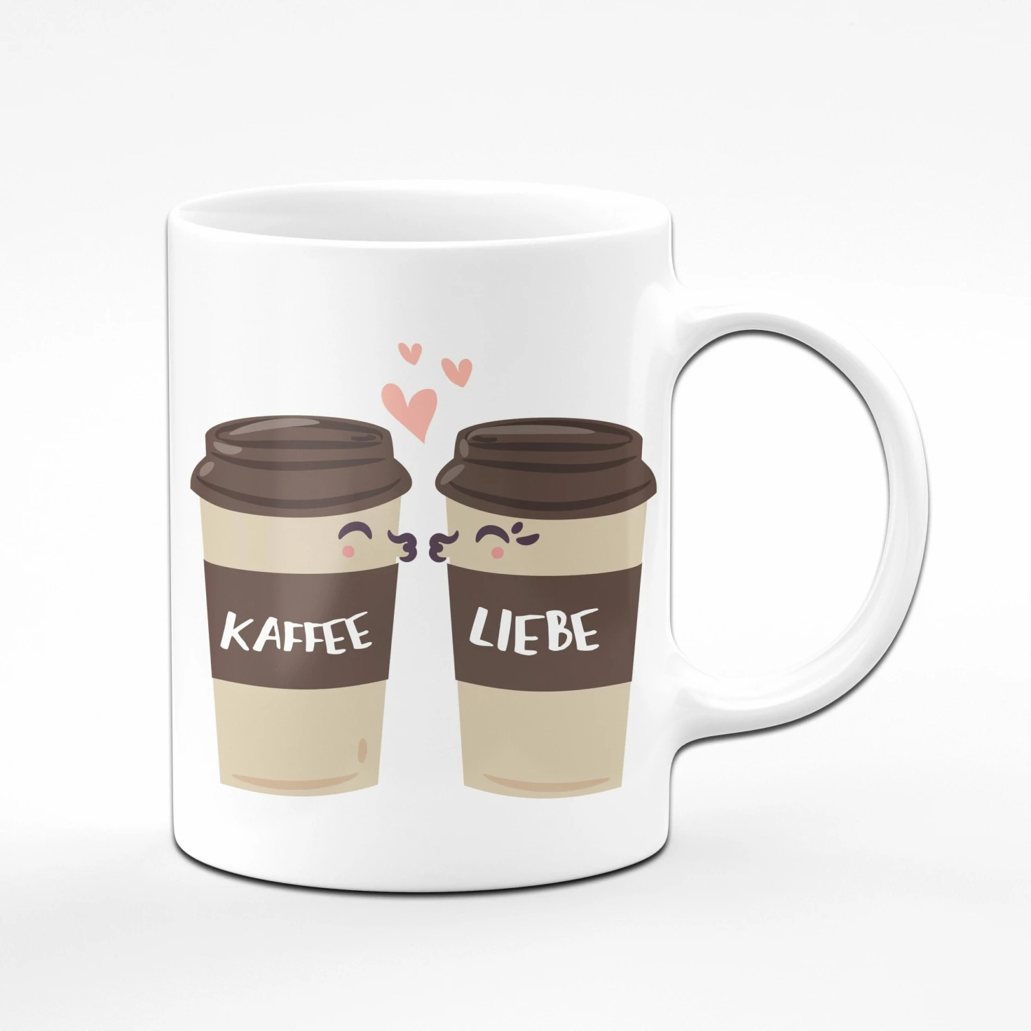 Tasse - Kaffee Liebe Mit Küssenden Kaffeebechern 4 Tasse - Kaffee Liebe Mit Küssenden Kaffeebechern – Bild 4