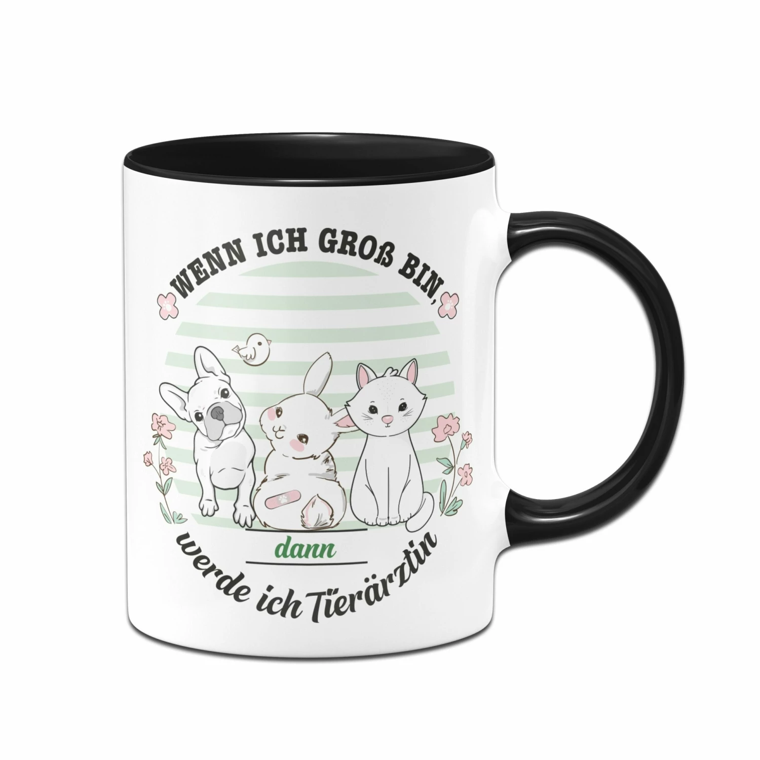 Kinder-Tasse - Wenn Ich Groß Bin, Dann Werde Ich Tierärztin. 3 Kinder-Tasse - Wenn Ich Groß Bin, Dann Werde Ich Tierärztin. – Bild 3