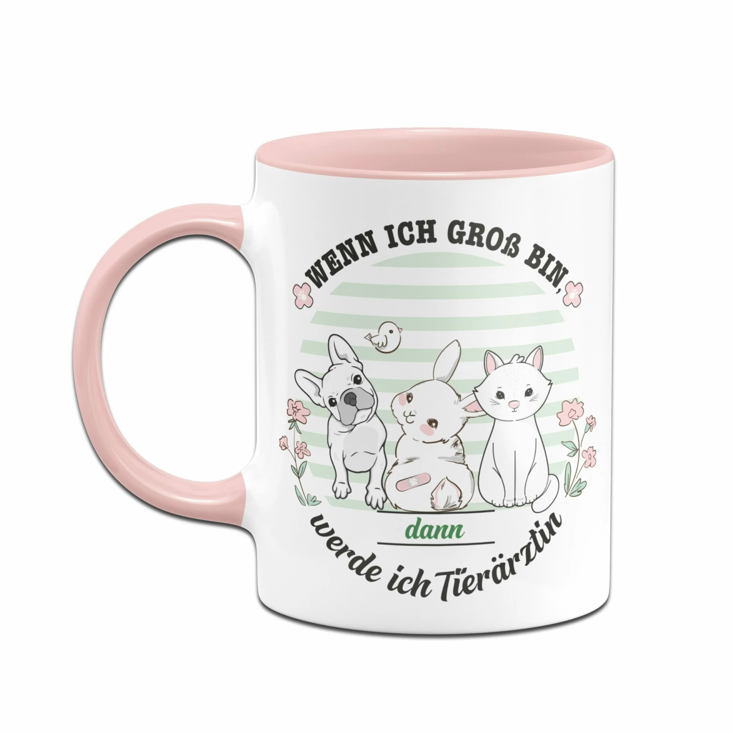 Kinder-Tasse - Wenn Ich Groß Bin, Dann Werde Ich Tierärztin. 2 Kinder-Tasse - Wenn Ich Groß Bin, Dann Werde Ich Tierärztin. – Bild 2