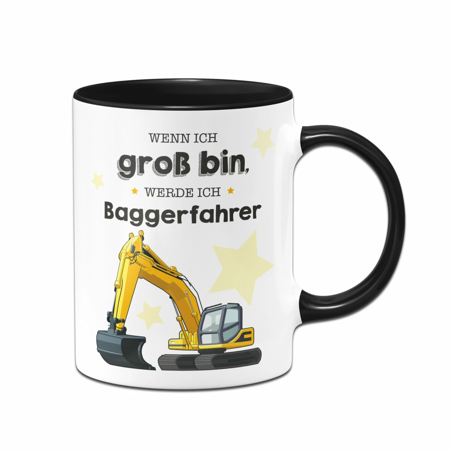 Kinder-Tasse - Wenn Ich Groß Bin, Werde Ich Baggerfahrer 3 Kinder-Tasse - Wenn Ich Groß Bin, Werde Ich Baggerfahrer – Bild 3