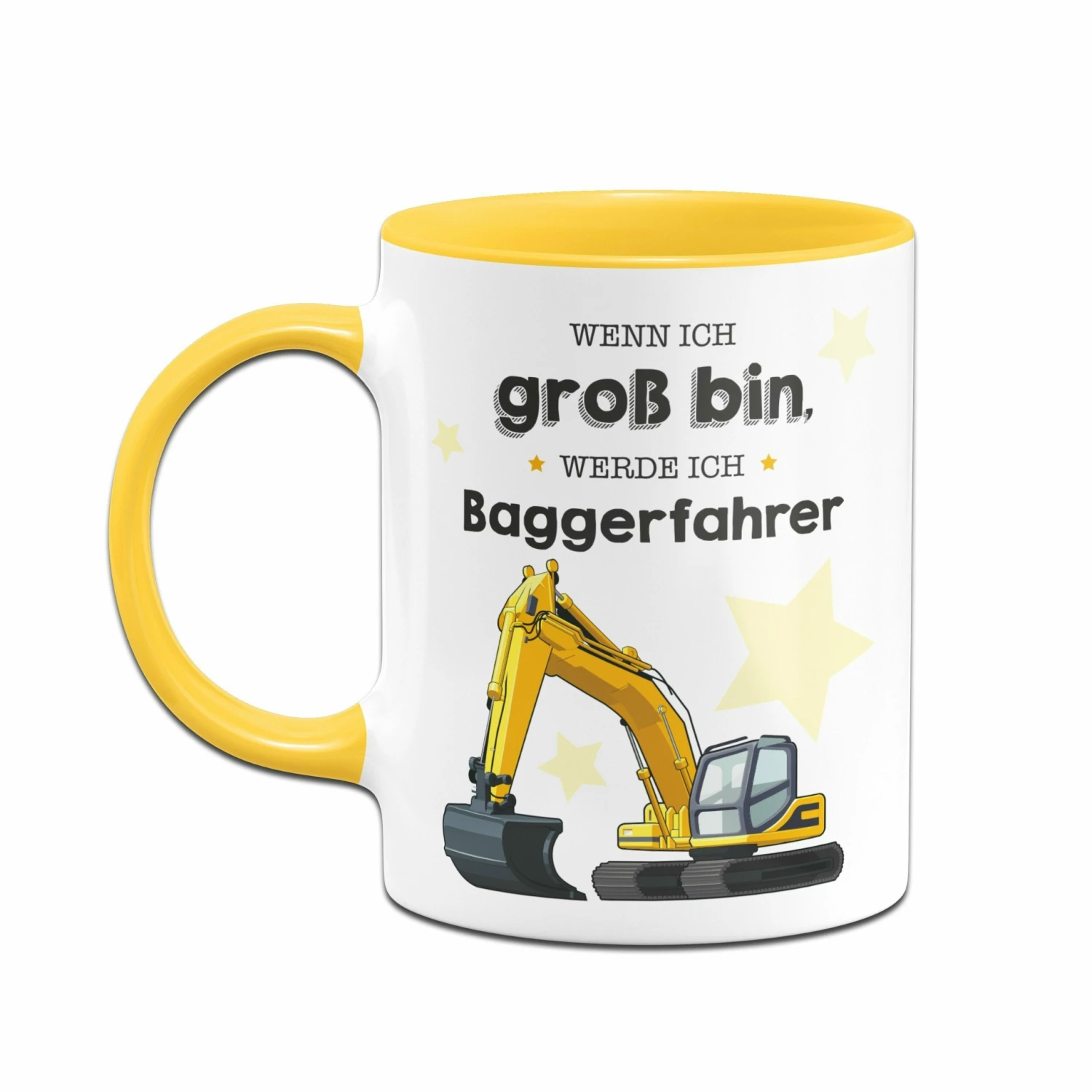 Kinder-Tasse - Wenn Ich Groß Bin, Werde Ich Baggerfahrer 2 Kinder-Tasse - Wenn Ich Groß Bin, Werde Ich Baggerfahrer – Bild 2