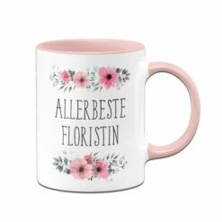 Tasse - Allerbeste Floristin - Blumig