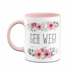 Tasse - Geh Weg! - Blumig 9 Tasse - Geh Weg! - Blumig -Becher Geschäft TasseGehweg03 640025
