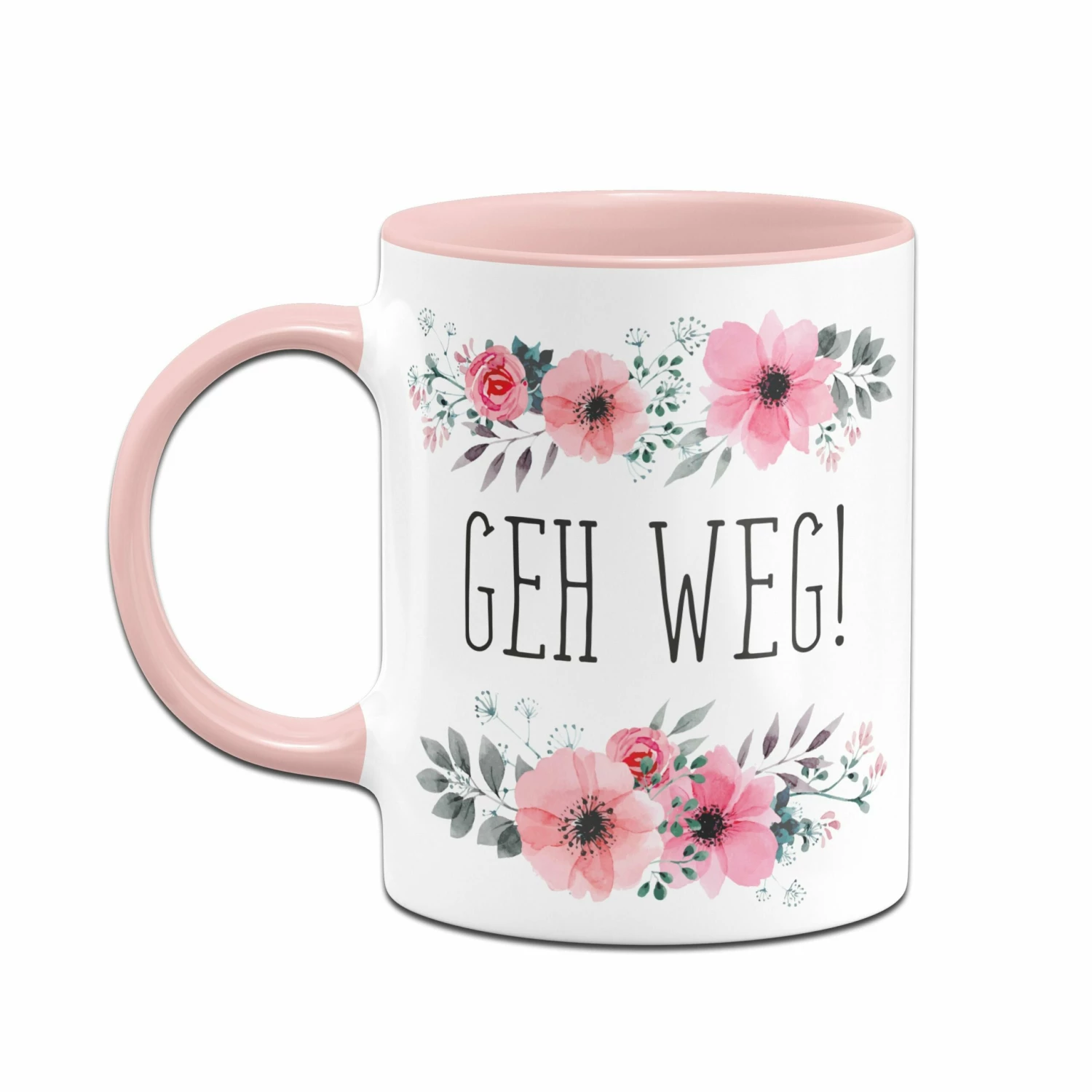 Tasse - Geh Weg! - Blumig 2 Tasse - Geh Weg! - Blumig – Bild 2