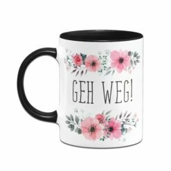 Tasse - Geh Weg! - Blumig 11 Tasse - Geh Weg! - Blumig -Becher Geschäft TasseGehweg04 884064