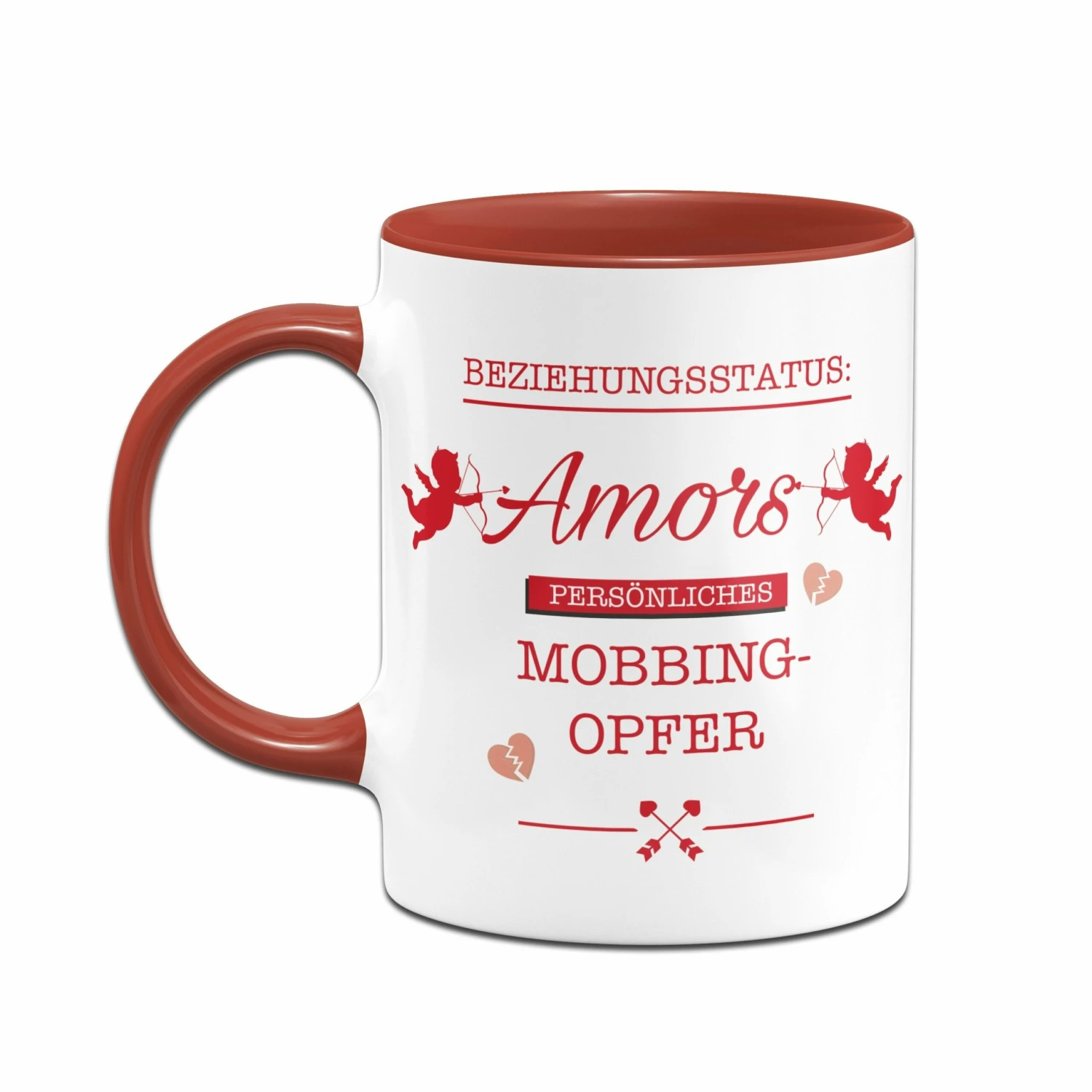 Tasse - Beziehungsstatus: Amors Persönliches Mobbingopfer 2 Tasse - Beziehungsstatus: Amors Persönliches Mobbingopfer – Bild 2