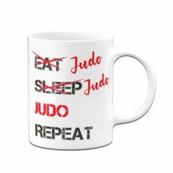Tasse - EAT SLEEP JUDO REPEAT 7 Tasse - EAT SLEEP JUDO REPEAT -Becher Geschäft Tasse EAT SLEEP JUDO REPEAT01 167538