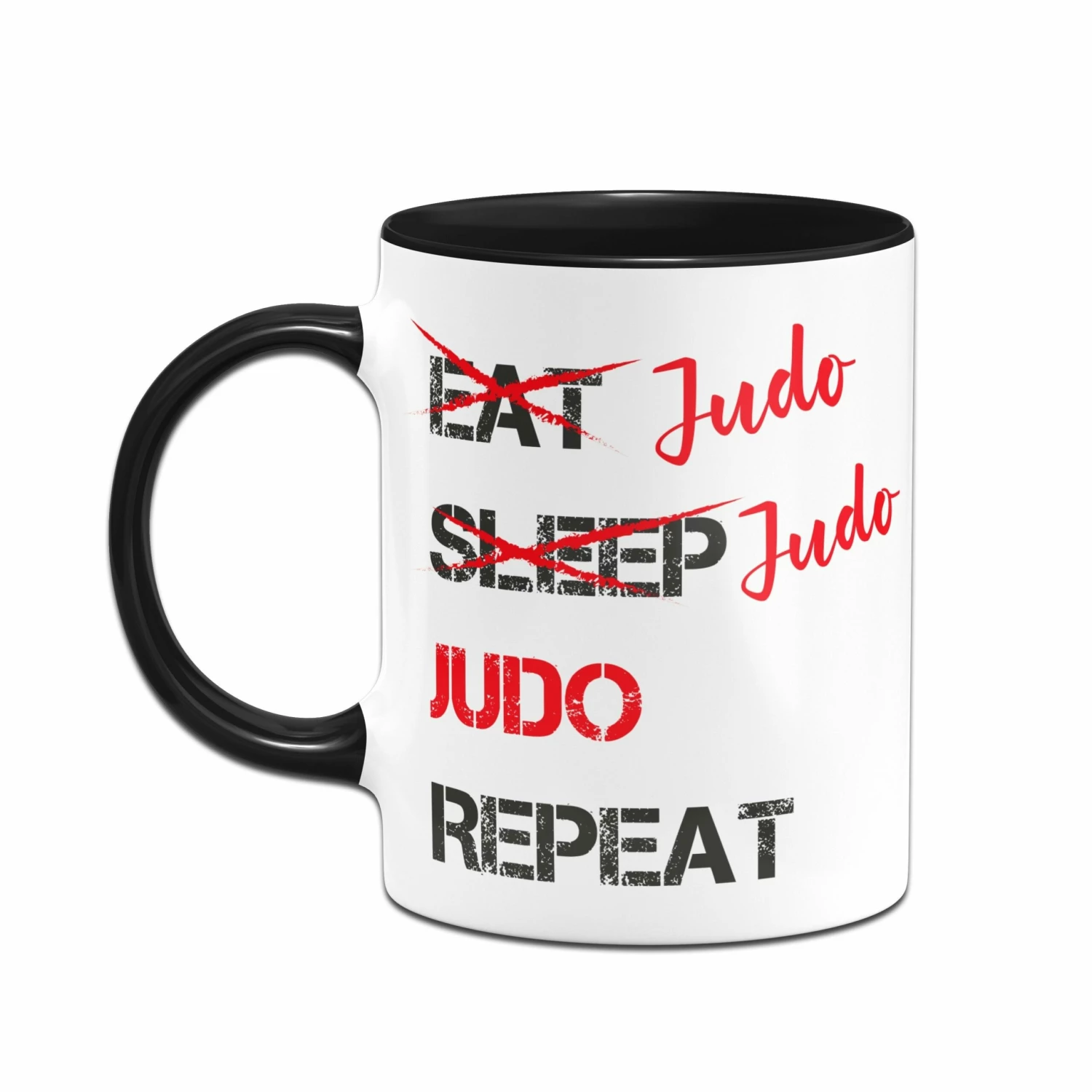 Tasse - EAT SLEEP JUDO REPEAT 2 Tasse - EAT SLEEP JUDO REPEAT – Bild 2