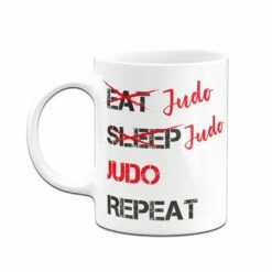 Tasse - EAT SLEEP JUDO REPEAT 8 Tasse - EAT SLEEP JUDO REPEAT -Becher Geschäft Tasse EAT SLEEP JUDO REPEAT03 608875