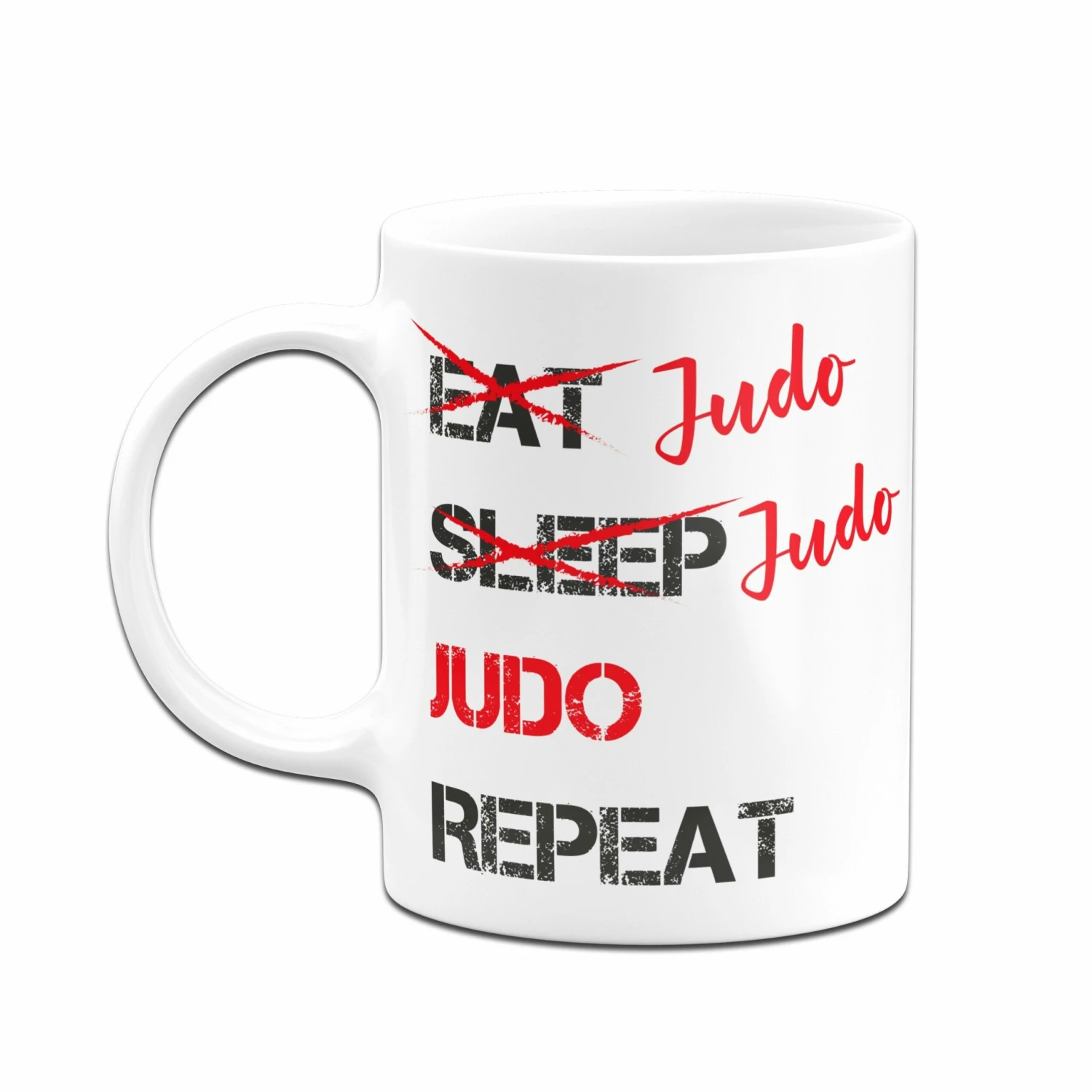 Tasse - EAT SLEEP JUDO REPEAT 4 Tasse - EAT SLEEP JUDO REPEAT – Bild 4