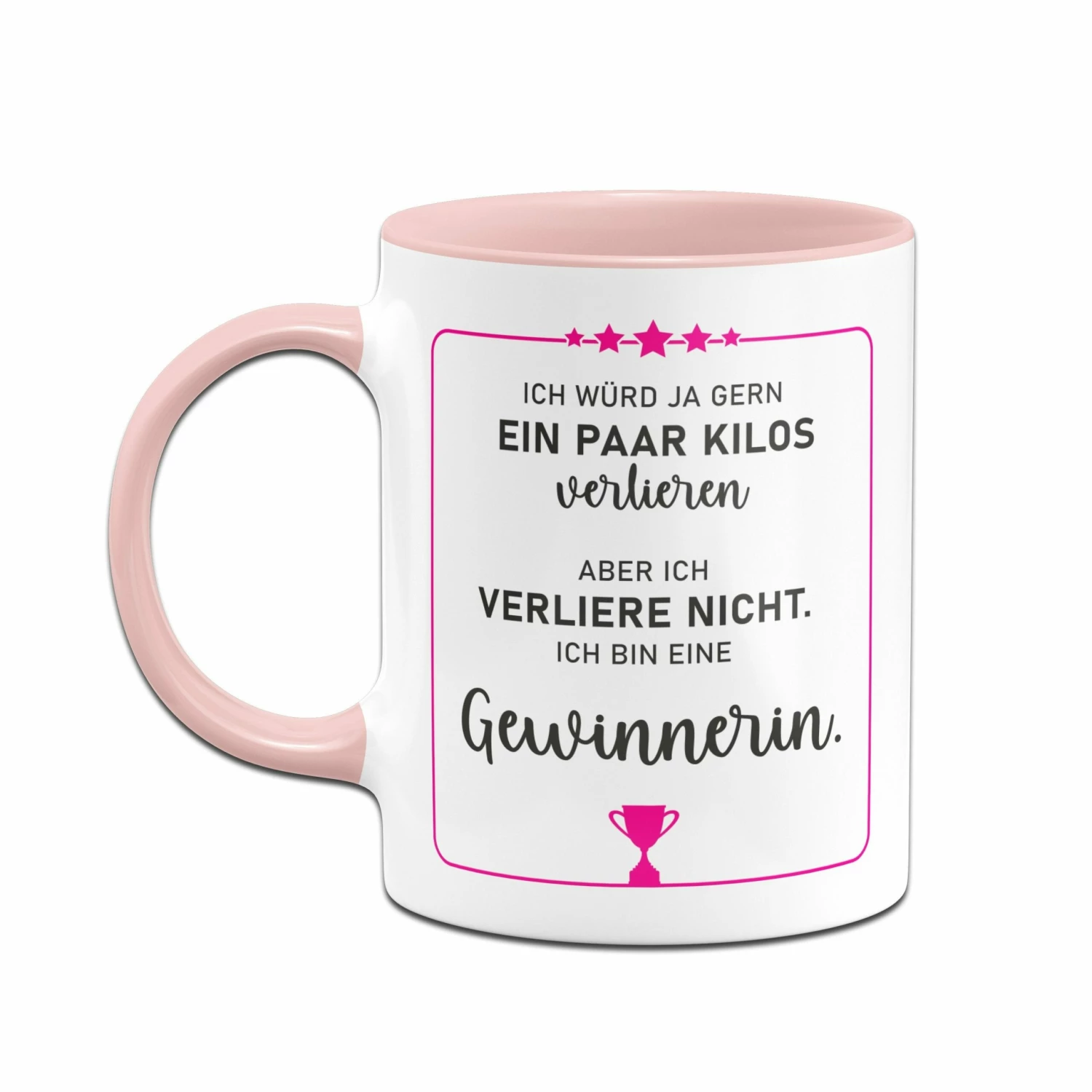 Tasse - Ich Würd Ja Gern Ein Paar Kilos Verlieren, Aber Ich Verliere Nicht. Ich Bin Eine Gewinnerin. 2 Tasse - Ich Würd Ja Gern Ein Paar Kilos Verlieren, Aber Ich Verliere Nicht. Ich Bin Eine Gewinnerin. – Bild 2