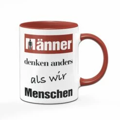 Tasse - Männer Denken Anders Als Wir Menschen. -Becher Geschäft Tasse Manner denken anders als wir menschen00 299367