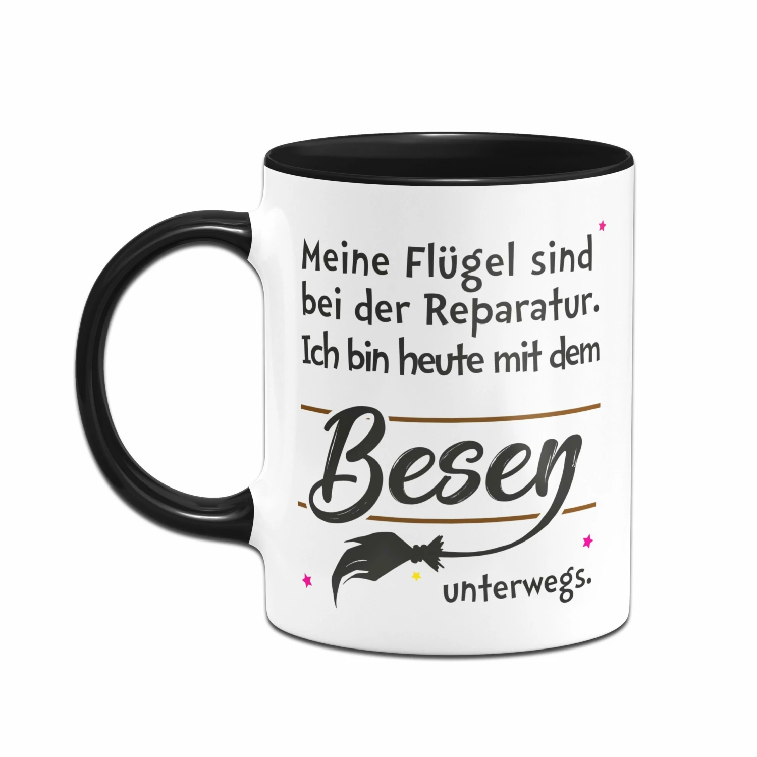 Tasse - Meine Flügel Sind Bei Der Reparatur. 2 Tasse - Meine Flügel Sind Bei Der Reparatur. – Bild 2