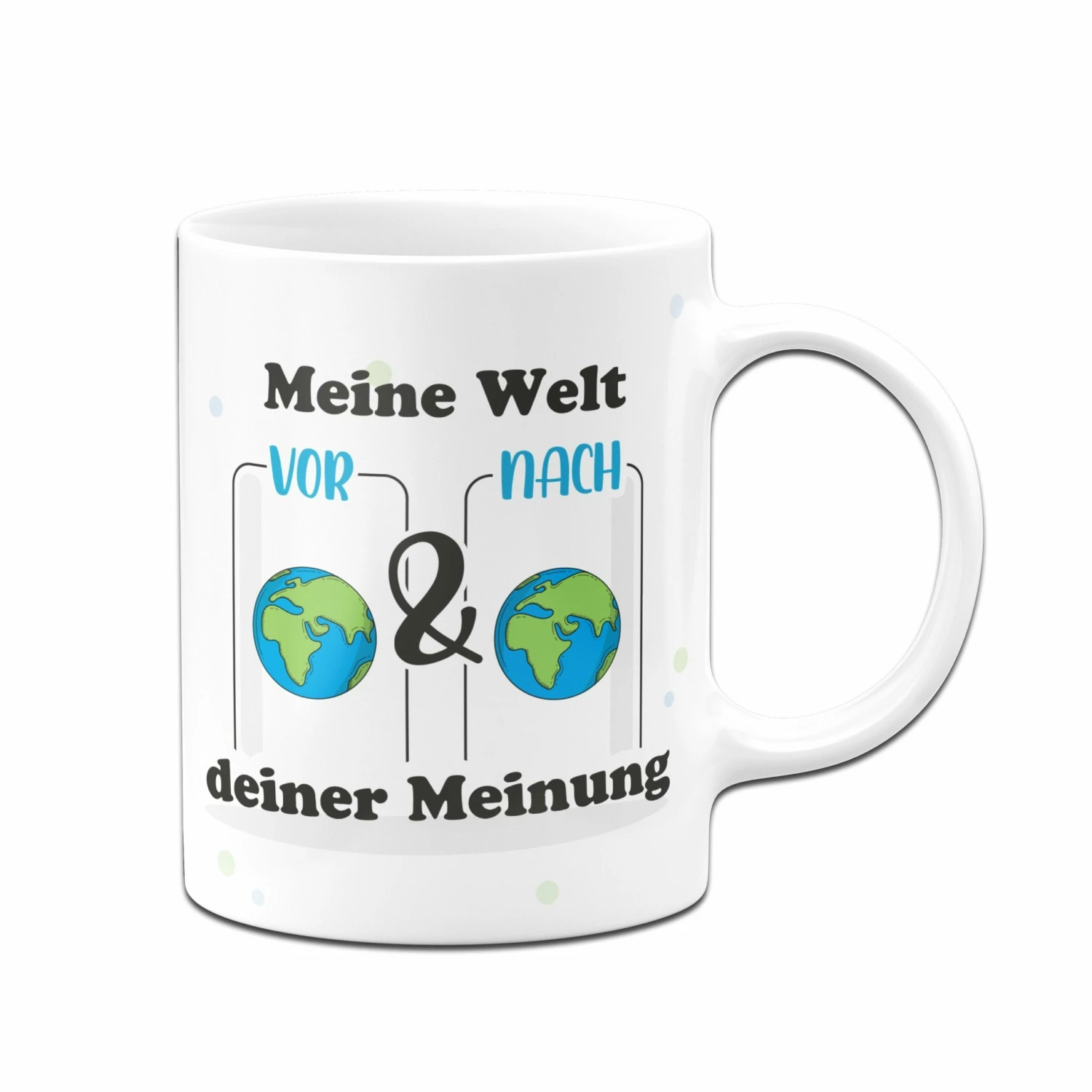 Tasse - Meine Welt Vor Und Nach Deiner Meinung. 3 Tasse - Meine Welt Vor Und Nach Deiner Meinung. – Bild 3