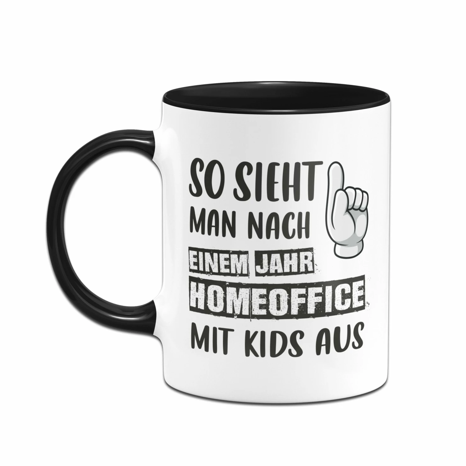 Tasse - So Sieht Man Nach Einem Jahr Homeoffice Mit Kids Aus 2 Tasse - So Sieht Man Nach Einem Jahr Homeoffice Mit Kids Aus – Bild 2