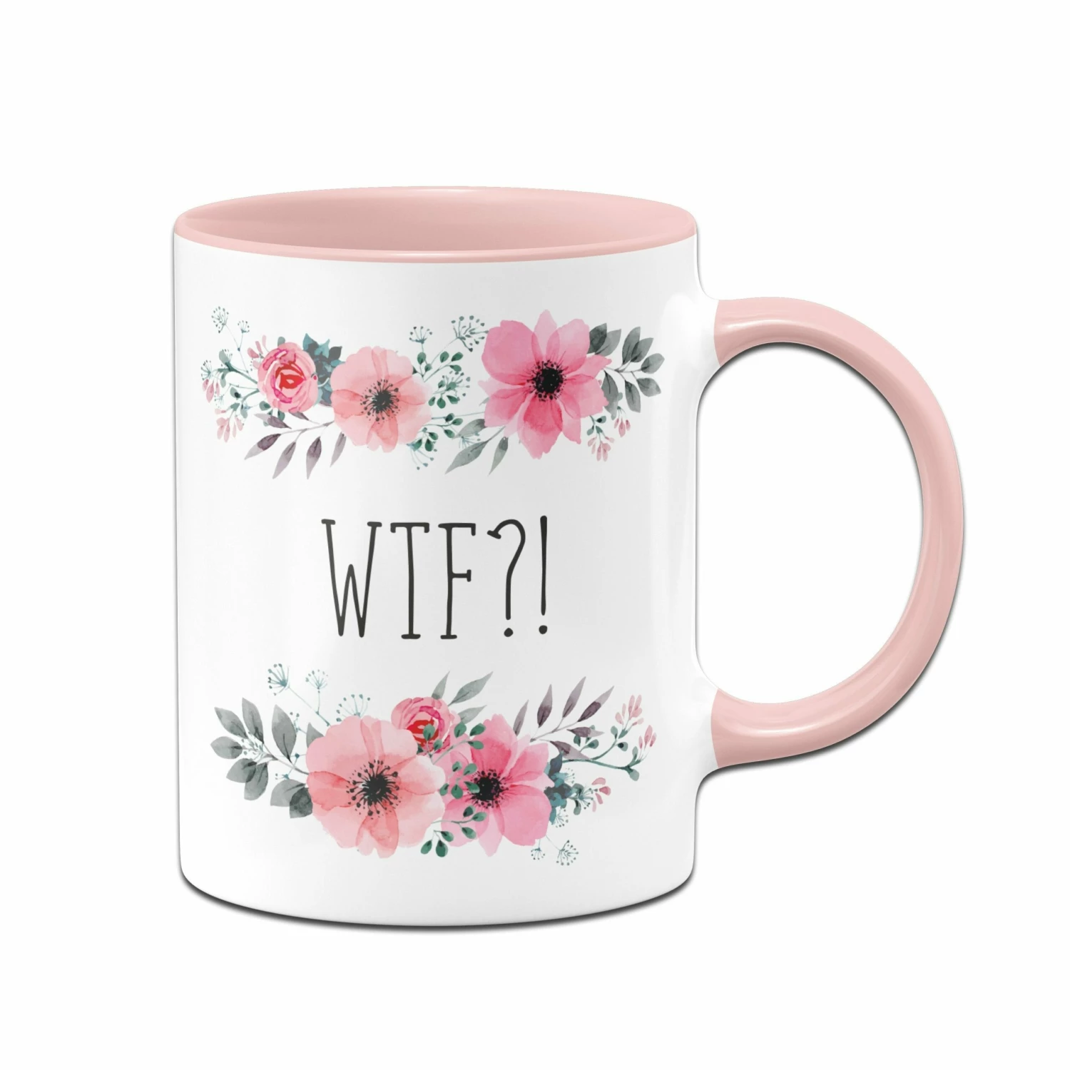 Tasse - WTF?! - Blumig 1 Tasse - WTF?! - Blumig