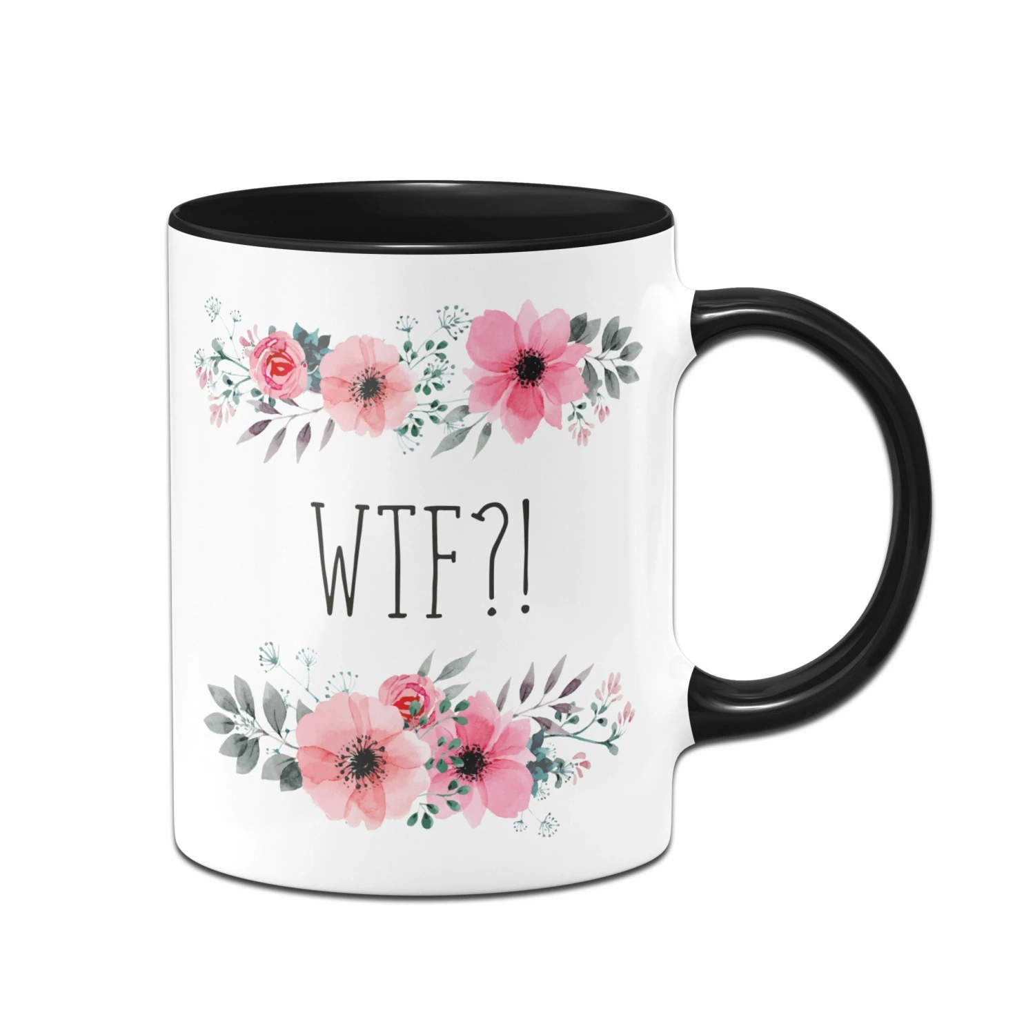 Tasse - WTF?! - Blumig 3 Tasse - WTF?! - Blumig – Bild 3