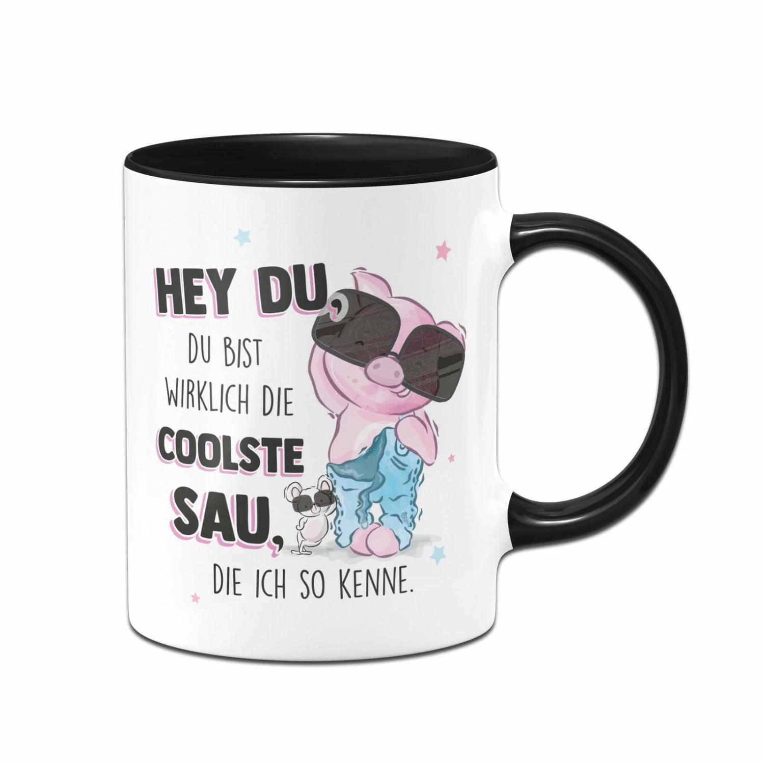 Tasse - Du Bist Wirklich Die Coolste Sau, Die Ich So Kenne 1 Tasse - Du Bist Wirklich Die Coolste Sau, Die Ich So Kenne