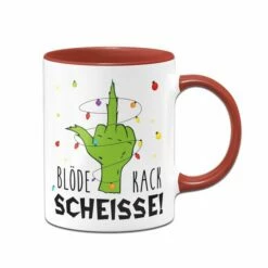 Grinch Tasse - Blöde Kackscheisse (Mittelfinger) 15 Grinch Tasse - Blöde Kackscheisse (Mittelfinger) -Becher Geschäft bild grinch tasse blode kackscheisse mittelfinger 427375