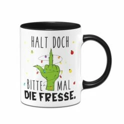 Grinch Tasse - Halt Doch Bitte Mal Die Fresse. (Mittelfinger) 11 Grinch Tasse - Halt Doch Bitte Mal Die Fresse. (Mittelfinger) -Becher Geschäft bild grinch tasse halt doch bitte mal die fresse mittelfinger 808523
