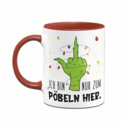 Grinch Tasse - Ich Bin Nur Zum Pöbeln Hier. (Mittelfinger) 16 Grinch Tasse - Ich Bin Nur Zum Pöbeln Hier. (Mittelfinger) -Becher Geschäft bild grinch tasse ich bin nur zum pobeln hier mittelfinger 412351