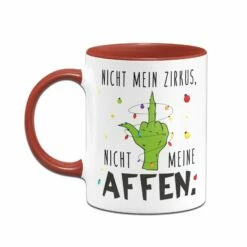 Grinch Tasse - Nicht Mein Zirkus, Nicht Meine Affen. (Mittelfinger) -Becher Geschäft bild grinch tasse nicht mein zirkus nicht meine affen mittelfinger 467599