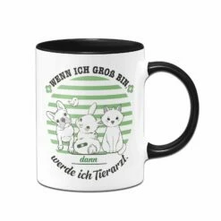 Kinder-Tasse - Wenn Ich Groß Bin, Dann Werde Ich Tierarzt. -Becher Geschäft bild kinder tasse wenn ich gross bin werde ich tierarzt 511967