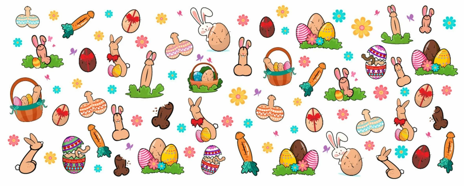 Ostertasse - Ostern Mit Oster-Penis-Pimmel (Rundumdruck) 5 Ostertasse - Ostern Mit Oster-Penis-Pimmel (Rundumdruck) – Bild 5