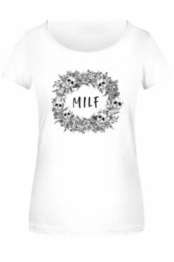 T-Shirt Damen - Milf - Skull Statement -Becher Geschäft bild t shirt damen milf skull statement 428504