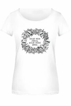 T-Shirt Damen - Nicht Mein Zirkus, Nicht Meine Affen. - Skull Statement 10 T-Shirt Damen - Nicht Mein Zirkus, Nicht Meine Affen. - Skull Statement -Becher Geschäft bild t shirt damen nicht mein zirkus nicht meine affen skull statement 731400