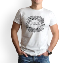 T-Shirt Herren - Ich Bin Nur Zum Pöbeln Hier - Skull Statement -Becher Geschäft bild t shirt herren ich bin nur zum pobeln hier skull statement