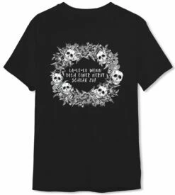 T-Shirt Herren - La-Le-Lu Wenn Dich Einer Nervt Schlag Zu! - Skull Statement