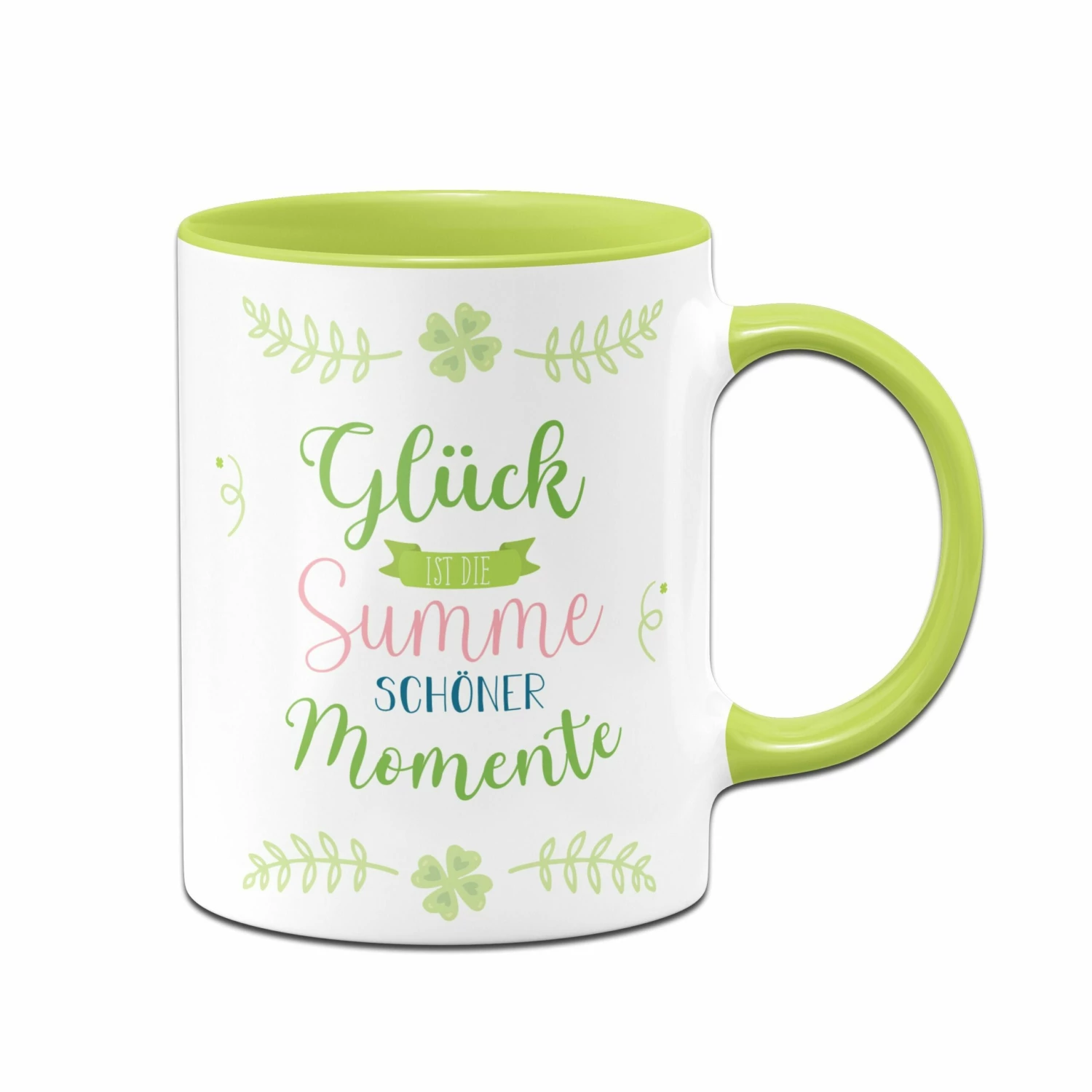 Tasse - Glück Ist Die Summe Schöner Momente 1 Tasse - Glück Ist Die Summe Schöner Momente