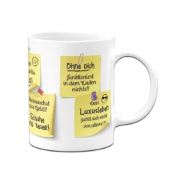 Tasse - Motivationstasse Mit Klebezetteln (Arbeit) 9 Tasse - Motivationstasse Mit Klebezetteln (Arbeit) -Becher Geschäft bild tasse Motivationstasse mit Klebezetteln Arbeit rundumdruck 5