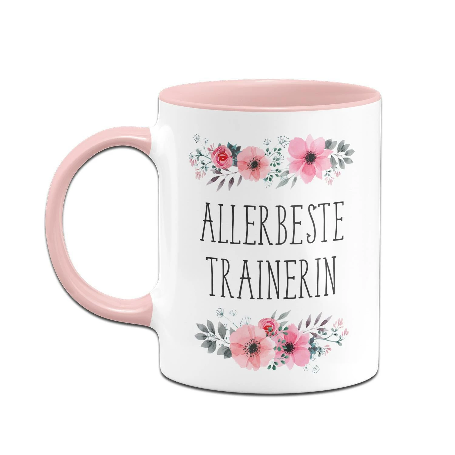 Tasse - Allerbeste Trainerin - Blumig 2 Tasse - Allerbeste Trainerin - Blumig – Bild 2