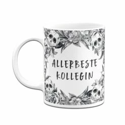 Tasse - Allerbeste Kollegin - Skull Statement -Becher Geschäft bild tasse allerbeste kollegin skull statement 732673