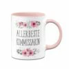Tasse - Allerbeste Kommissarin - Blumig