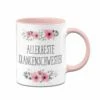 Tasse - Allerbeste Krankenschwester - Blumig