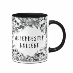 Tasse - Allerbester Kollege - Skull Statement