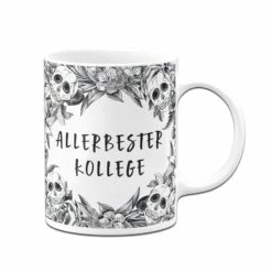 Tasse - Allerbester Kollege - Skull Statement -Becher Geschäft bild tasse allerbester kollege skull statement 706255