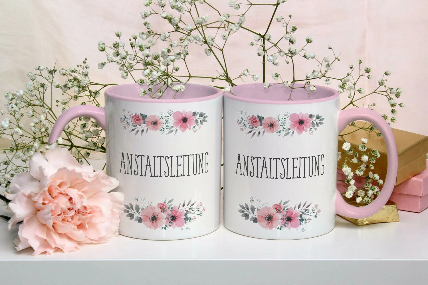 Tasse - Anstaltsleitung - Blumig 7 Tasse - Anstaltsleitung - Blumig – Bild 7