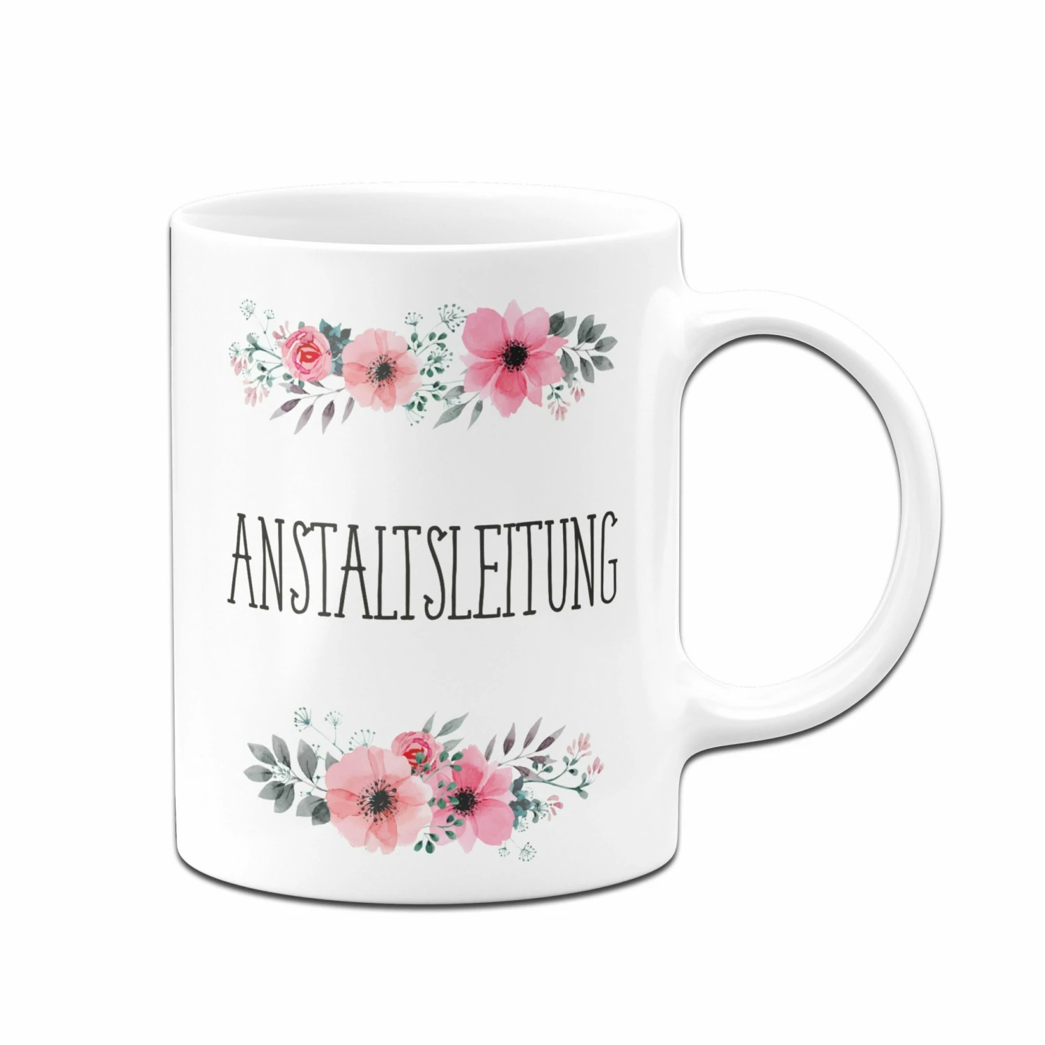 Tasse - Anstaltsleitung - Blumig 5 Tasse - Anstaltsleitung - Blumig – Bild 5