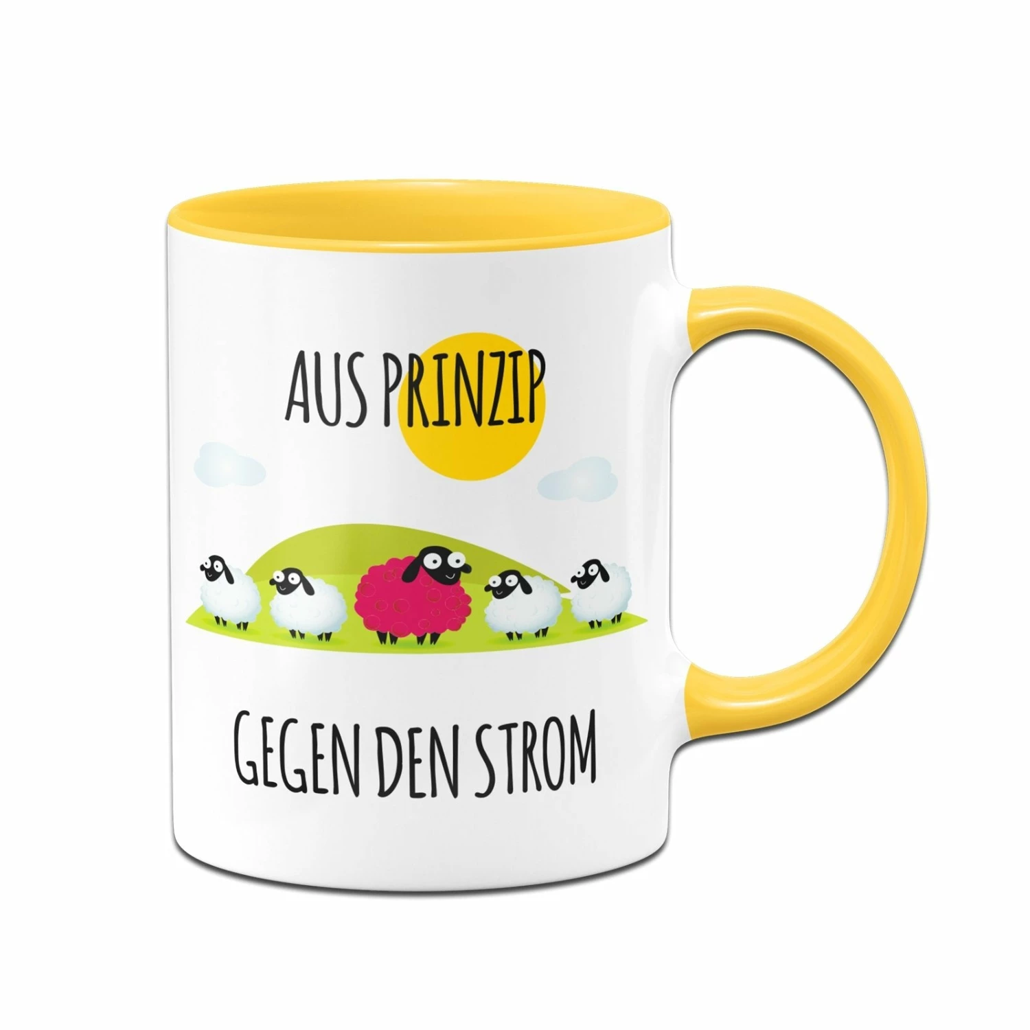 Tasse - Aus Prinzip Gegen Den Strom 3 Tasse - Aus Prinzip Gegen Den Strom – Bild 3