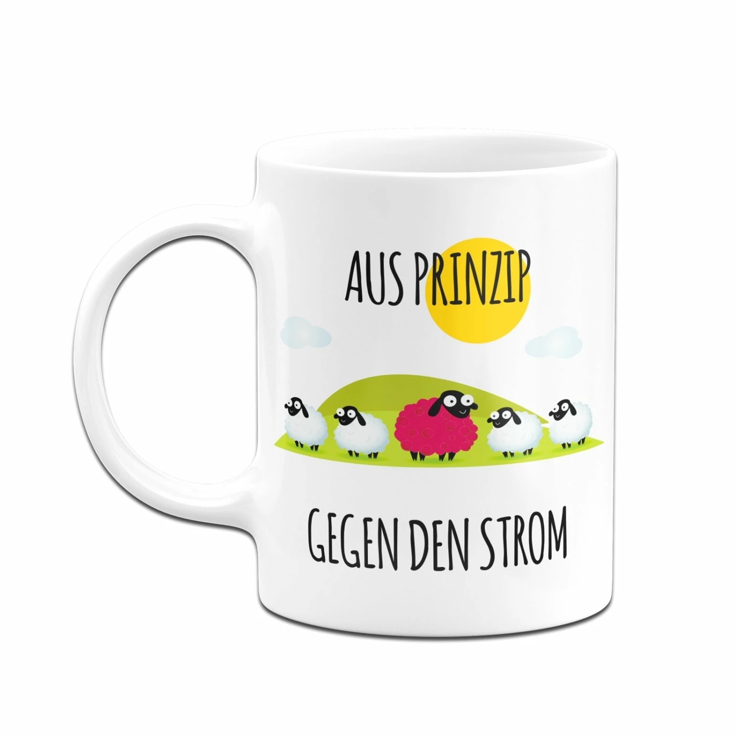 Tasse - Aus Prinzip Gegen Den Strom 6 Tasse - Aus Prinzip Gegen Den Strom – Bild 6