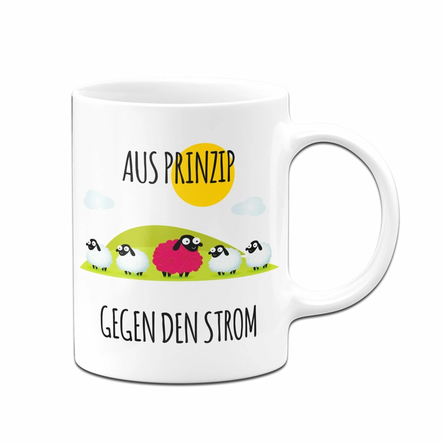 Tasse - Aus Prinzip Gegen Den Strom 5 Tasse - Aus Prinzip Gegen Den Strom – Bild 5