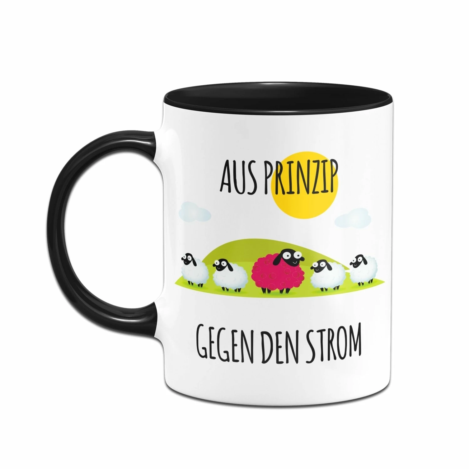 Tasse - Aus Prinzip Gegen Den Strom 2 Tasse - Aus Prinzip Gegen Den Strom – Bild 2